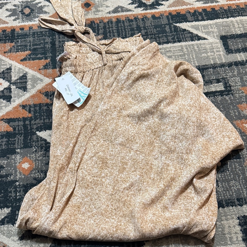 LuLaRoe Dianne Tan Pants